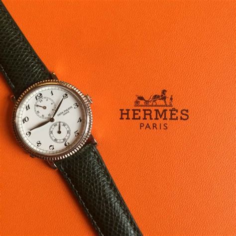 hermes leather watch band